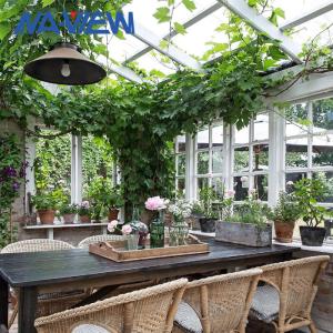 Quality Aluminium Garden Greenhouse Sunroom Addition 6x8 White And Black wholesale