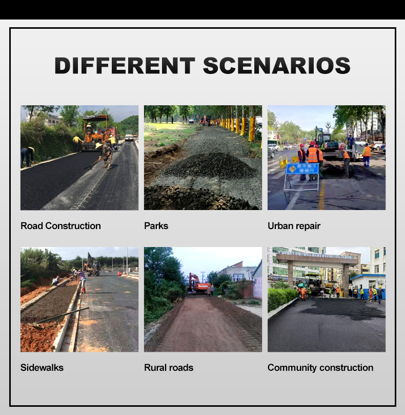 Max. Paving Thickness 1000MM Small Walk-Behind Asphalt Mini Paving Screed Machine
