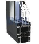 Aluminum Tilt And Turn Window Customized Waterproof Open Outside