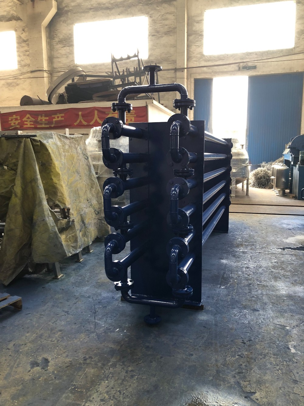 Intercambiador De Calor Spiral Coil Heat Exchanger PTFE Gasket Heat Transfer Function