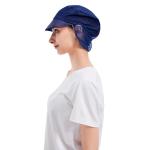 Dark Blue Disposable Surgical Caps Nonwoven SBPP SMS SS