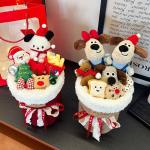 22x37cm Plush Doll Bouquet Unique Gift for Boyfriend or Girlfriend West Highland