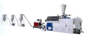 Quality High Capacity Plastic Pipe Production Line PVC Twin Screw Extruder Pelletizing Line wholesale