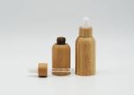 30ml Cylinderical Bamboo Dropper Bottle for Personal Care