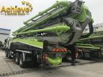 63X-7RZ Used ZOOMLION Concrete Pump MERCEDES BENZ 8X4 63m