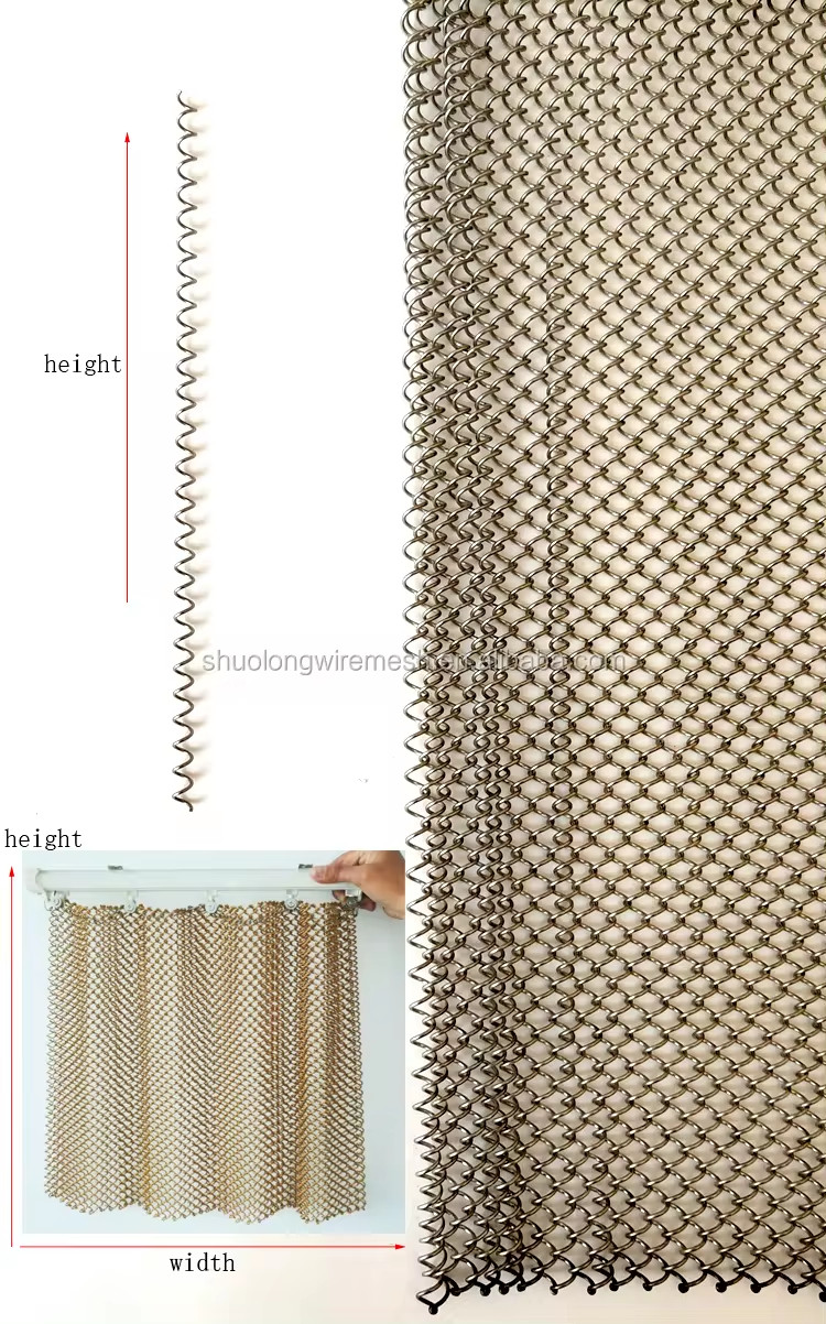Customized Mesh Chain Link Backdrop Decoration Galvanized Garden Fencing Security Fence Fabric Roll Post