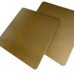 Brushed Hairline Stainless Steel Sheet 5x10ft AISI 201 304 316 Champagne Gold