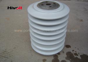 Quality Porcelain Post Insulators With Steel Inserts , Bus Post Insulator Grey Color wholesale