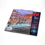 Pantone Color A4 Art Paper Perfect Bound Magazine Printing
