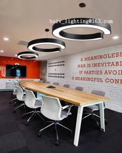 Quality Single C Pendant Lightings And Handelier Black Color Iron wholesale