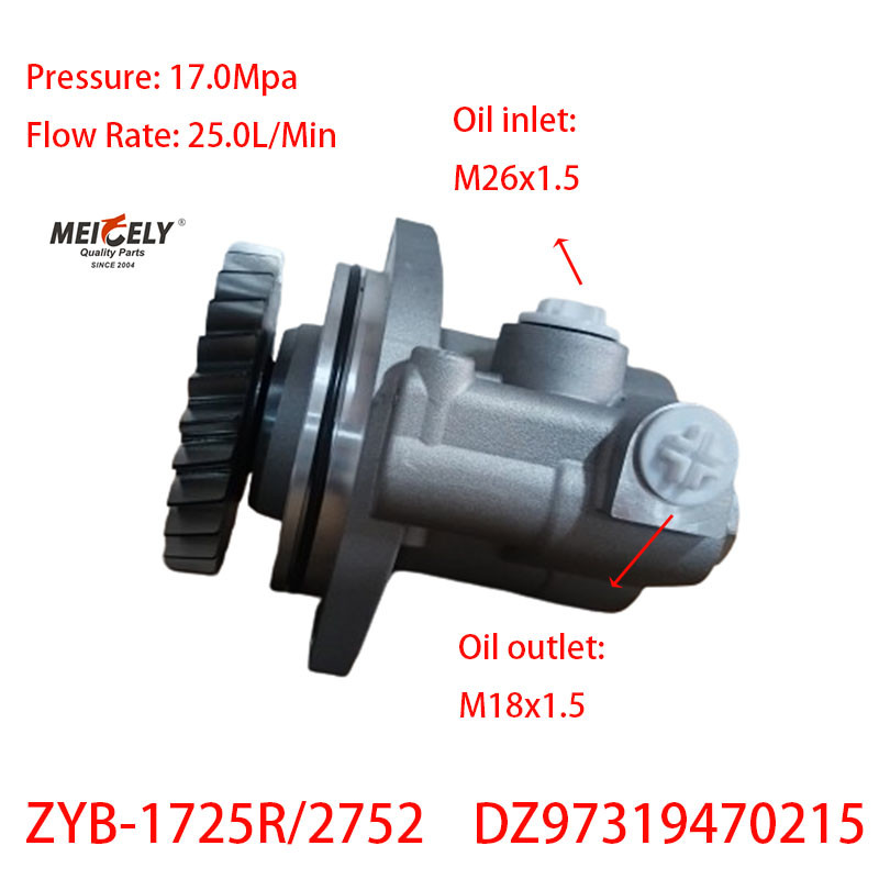 Original DZ97319470215 Shaanxi Delong Truck Power Steering Pump