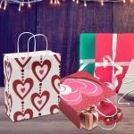 Custom Logo Decorative Handmade Small Kraft Paper Gift Shopping Bags For Grocery