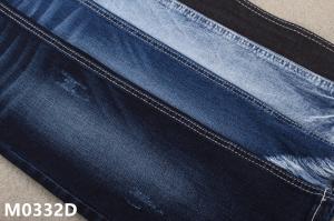 Quality 10.5 Oz Lightweight Dark Blue Cotton Organic Stretch Denim Fabric For Men Garments wholesale