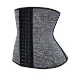 Grey Bodybuilding Waist Trainer OEM 9 Steel Bone Waist Trainer