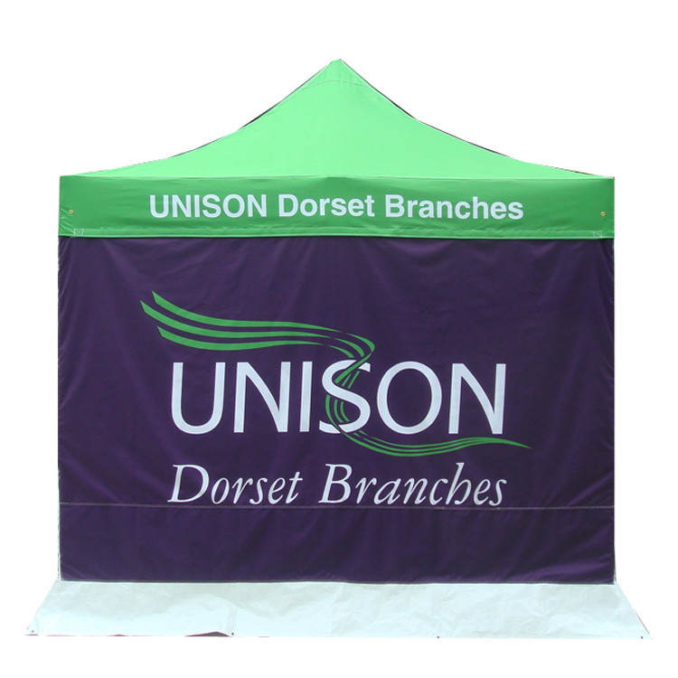 Anti UV 4X4 Marquee Canopy Tent CMYK Heat Transfer Printing With Wall