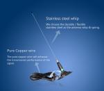 OEM 75 Ohm Car CB Radio Antenna With Magnetic Base