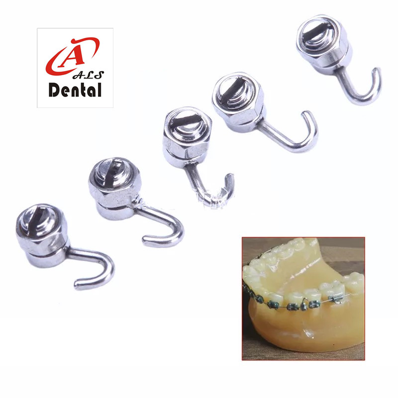 Manual Power Source Stainless Steel Dental Orthodontic Activity Hooks for Movable and Crimpable