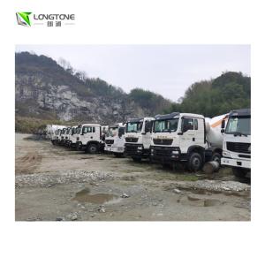 Quality Second Hand 350 KWh Twin Shaft Concrete Mixer With Pump Used Mixer Truck wholesale