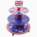 Eye Catching Cardboard Cake Stand Customized Logo Matt Lamination Surface
