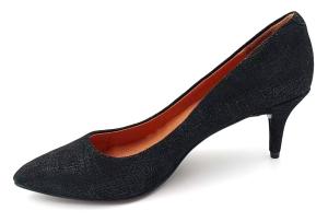Quality customized Black Women Heels , Slingback Pump Heels With Leather Material wholesale