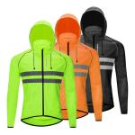 Reflective Windbreaker Style Jacket , Multi Pocket Jacket Breathable Skin