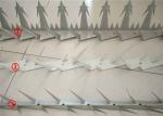 Anti - Climb Razor Wall Security Spikes , Garden Fence Security Spikes