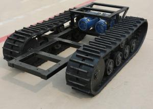 Quality Large Frameset Rubber Track Undercarriage Black Color For Paver / Dumper wholesale