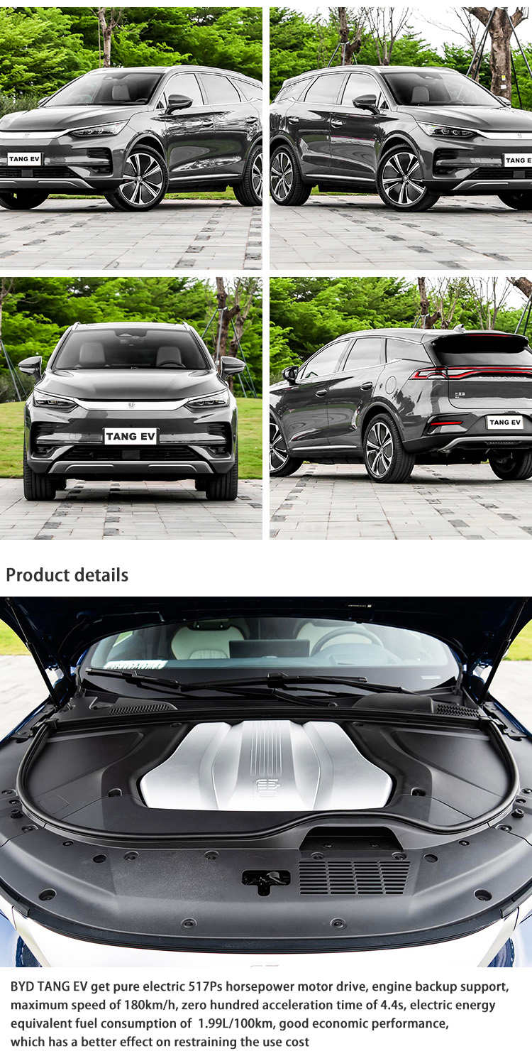 Pure All Electric 7 Seater SUV Vehicles Medium Size Cars 730km