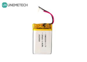 China Rechargeable Lipo Batteries 502030 / 3.7V 260mAh Small Custom Lithium Polymer Battery on sale