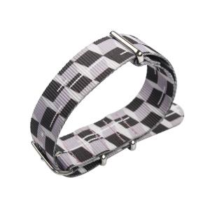 Quality Nato Style Nylon Strap Watch Bands , 20mm Lady Watch Strap Print Pattern wholesale