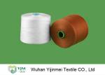 Z Twist Knotless Ring Spun Polyester Yarn , Polyester Weaving Yarn Good Fastness