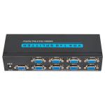 Metal Casing 250MHz VGA 1x8 VGA Signal Splitter