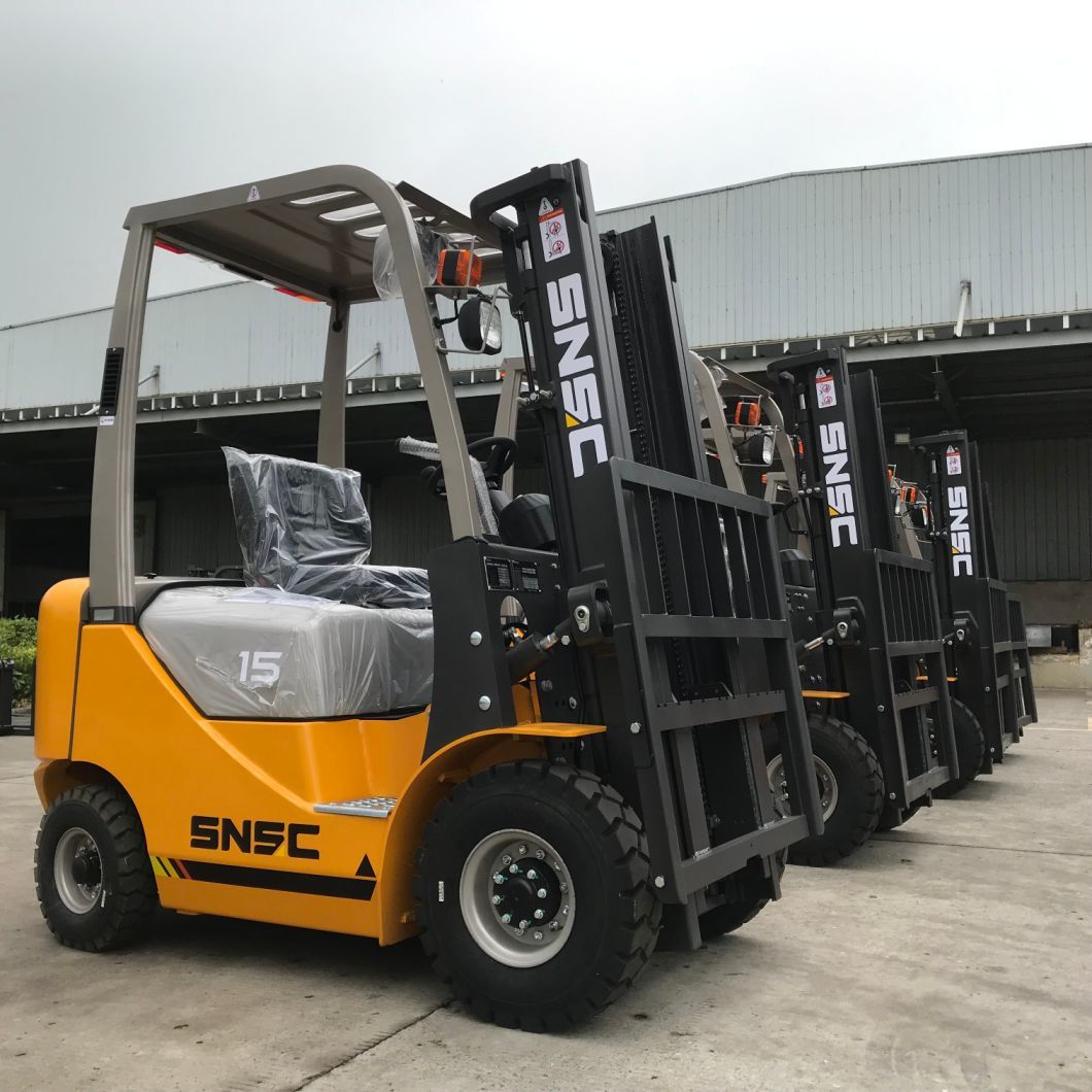 1.5ton Chinese Diesel Forklift Truck Warehouse Lifter
