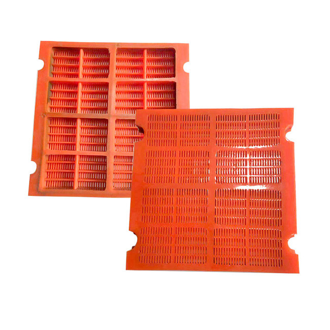 Vibrating Linear Polyurethane Screen Panels PU Silicon Ore Sieve Plate