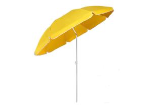 Quality Outdoor Steel Beach Umbrella With Flap Silver Coated wholesale