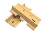D4C Triple Grouser Track Shoe Plate Yellow 10x182.5x762