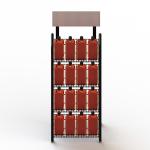 4 Layers Metal Wire Liquor Bottle Display Rack