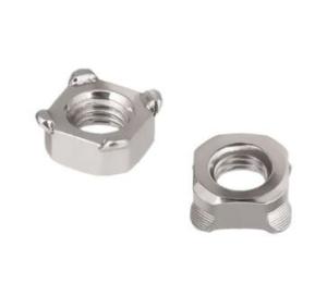 Quality Medium Carbon Steel Round Weld Nuts M4x16 Size 4.8 Grade Cold Forging ISO10664 wholesale