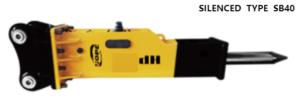 Quality Silenced Mini Excavator Hydraulic Breaker Jack Hammer 1Ton Xcmg Doosan40 wholesale