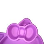 Cartoon Kitten Shape Silicone Feeding Sets Bpa Free Baby Plates