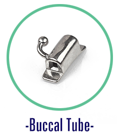 Class I Standard BIOM Mesh Lingual Button In Orthodontics With Chain Attachment