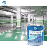 OEM Blue Green Colorful Floor Epoxy Paint For Parking Lots Eviromental Friendly