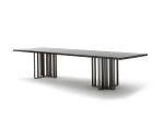Solid Wood Top Restaurant Patio Furniture Dining Table Environmentally Friendly