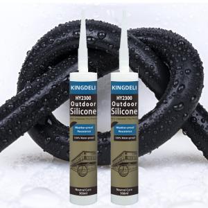 Quality Black White Window Silicone Caulk Weather Resistant With 280ml 300ml wholesale