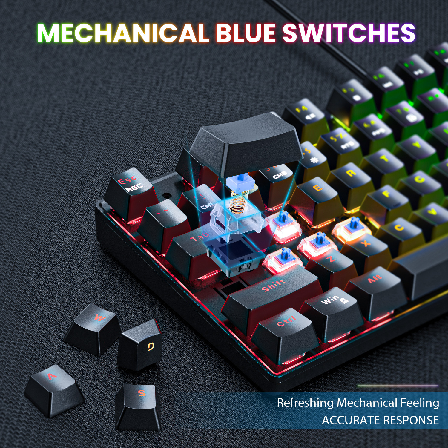 Onikuma Wholesale LED Light Computer PC Gaming Kit Set Optical Gaming Keyboard and Mouse Combo