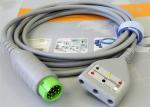 Compatible 12 Pin ECG Monitor Cable , Patient ecg trunk cable For Hospital
