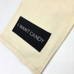 Sewing Label Logo Cotton Drawstring Candy Packaging Bags