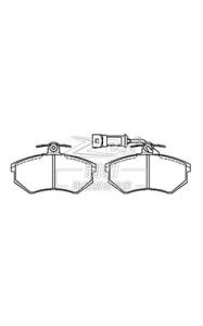 Quality Audi 100 Ceramic Brake Pad 443698151C Lucas Audi Front Brake Pads wholesale