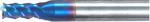 H65 4 Flute End Mill Polished Solid Carbide Endmill For Mold Industry Machining