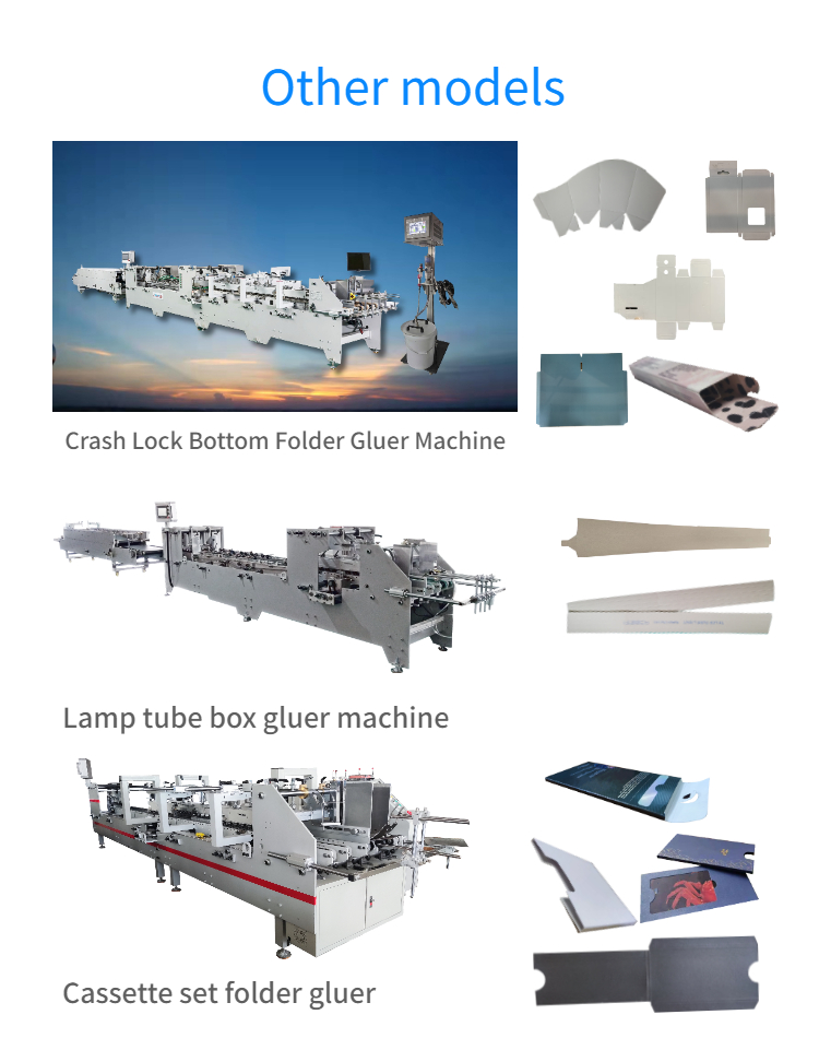 3500 kg Paper Folding Machine for Automatic Folder Gluer Cardboard Box Production